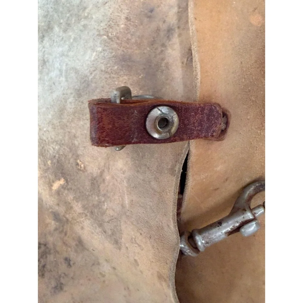 Vintage Leather Farrier Shoeing Chaps Apron